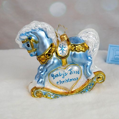 Baby's First Christmas Foal Christopher Radko Christmas Ornament