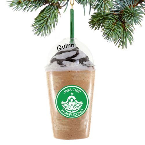 Personalized Frappuccino Christmas Ornament