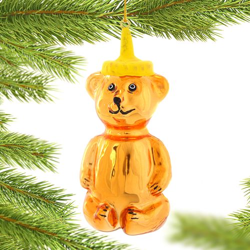 Personalized Honey Bear Christmas Ornament