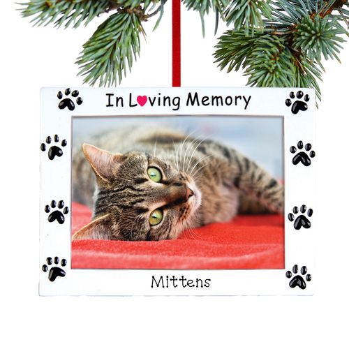 Personalized In Loving Memory Pet Christmas Ornament