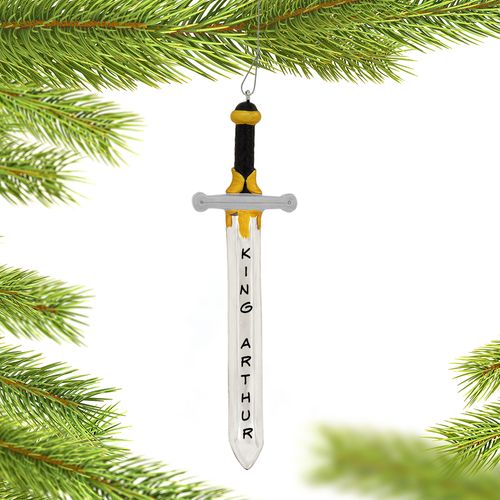 Personalized Sword Christmas Ornament