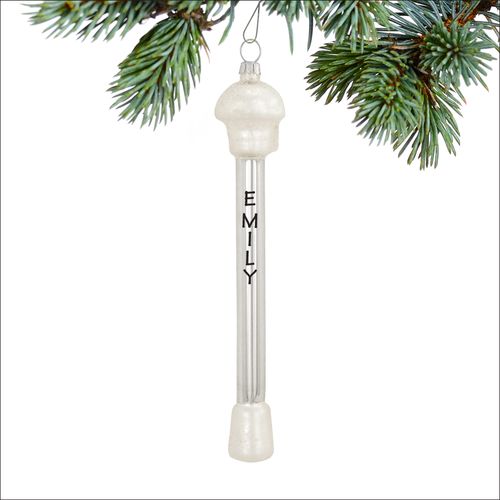 Personalized Baton Christmas Ornament