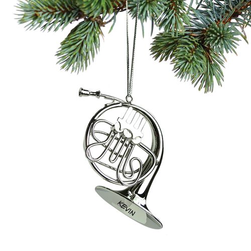 French Horn Christmas Ornament