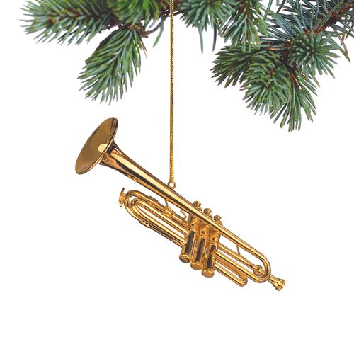 Trumpet Christmas Ornament