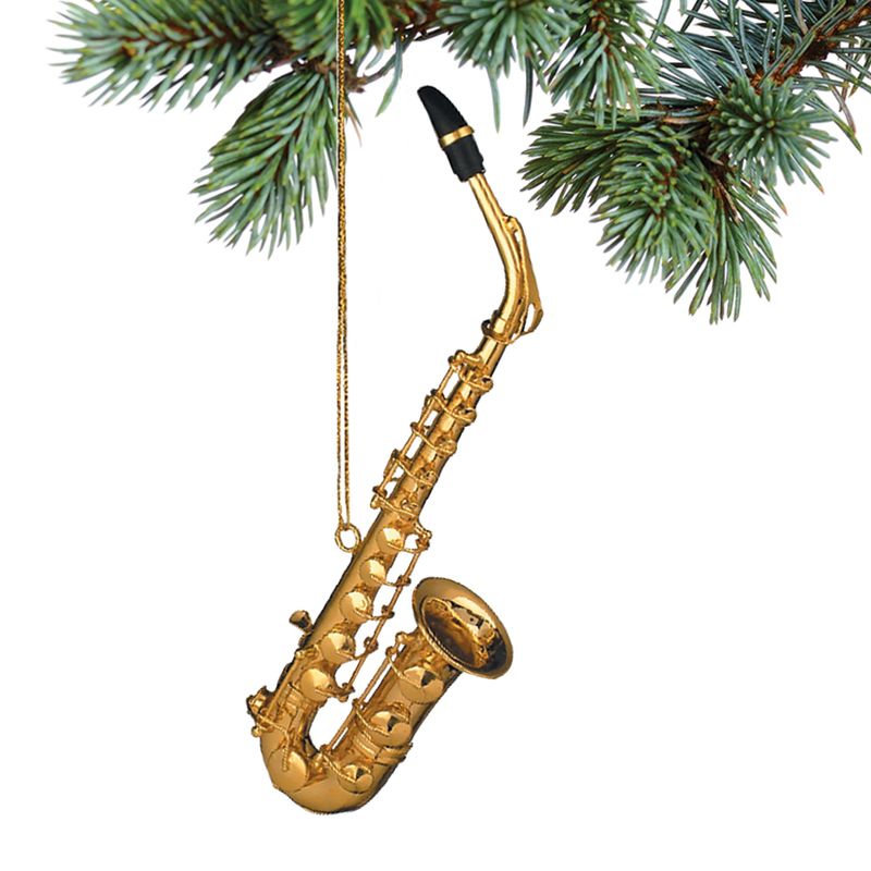 Saxophone Christmas Ornament 