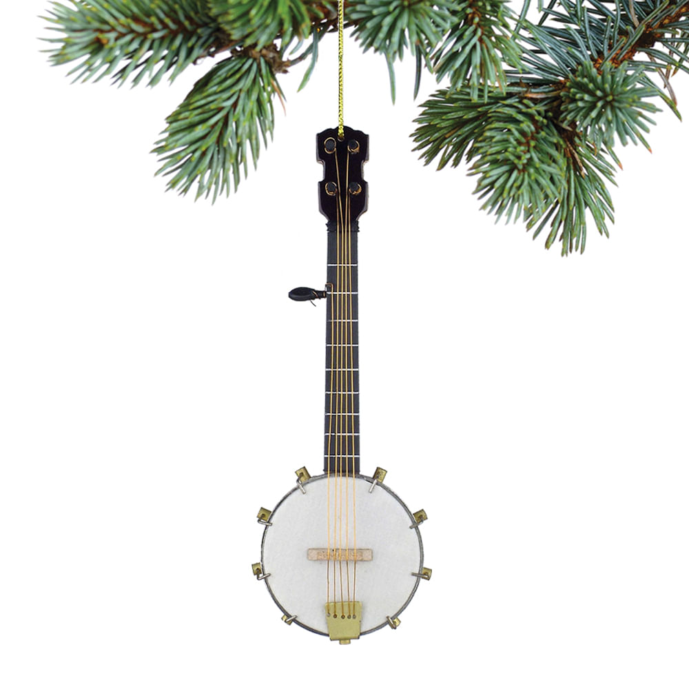 Banjo Christmas Ornament 