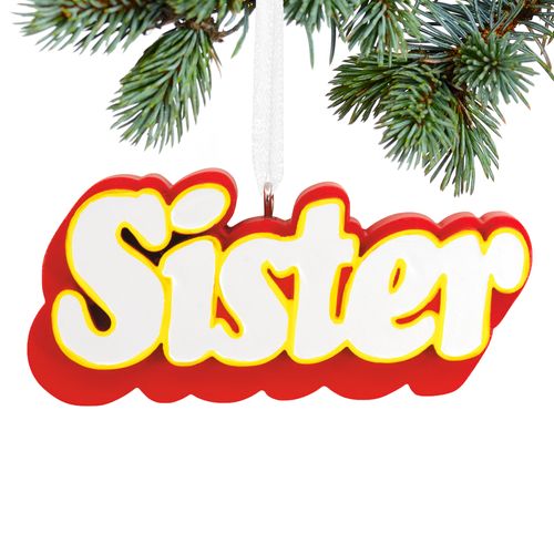 Hallmark Sister Christmas Ornament