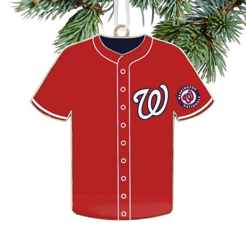 Hallmark Washington Nationals Metal Jersey Christmas Ornament