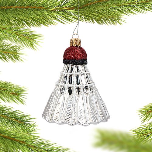 Badminton Birdie Christmas Ornament