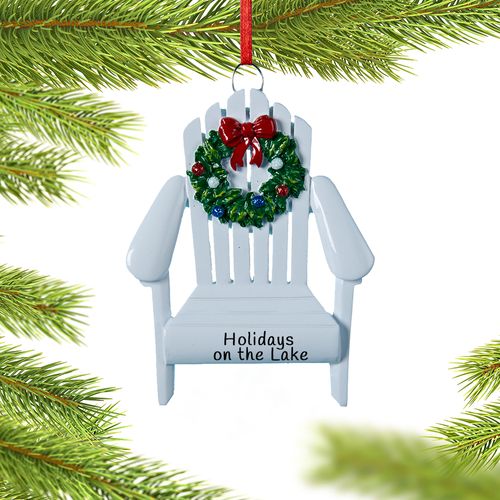 Personalized Adirondack Chair Christmas Ornament