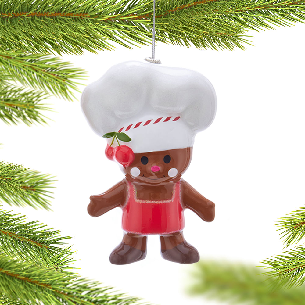 Personalized Gingerbread Chef Christmas Ornament - Personalized ...