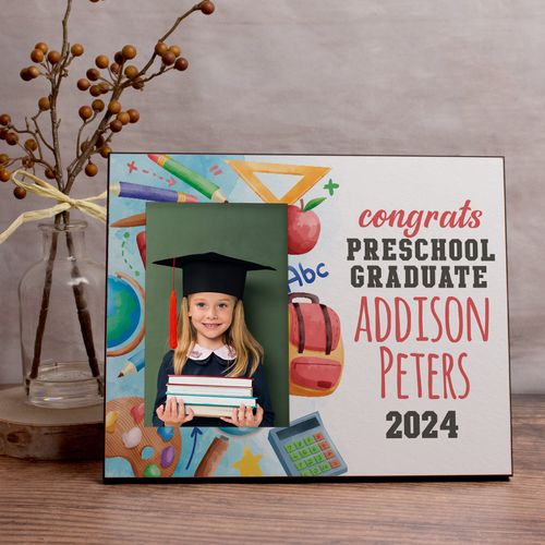 Personalized Picture Frame Graduation School Supplies