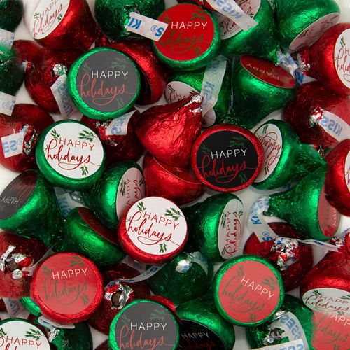 Christmas Bright Happy Holidays Hershey's Kisses Candy