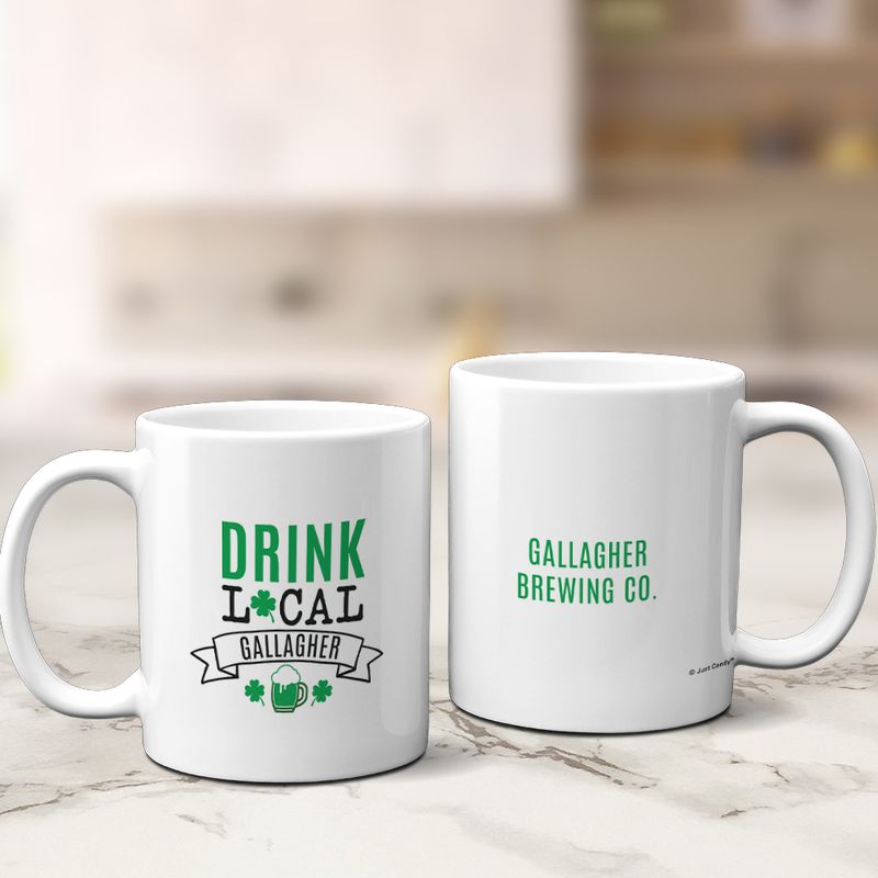 Personalized St. Patrick's Day Drink Local 11oz Mug