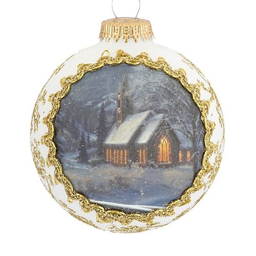 2019 Dated Masters on Silk (Winter Days) Christmas Ornament