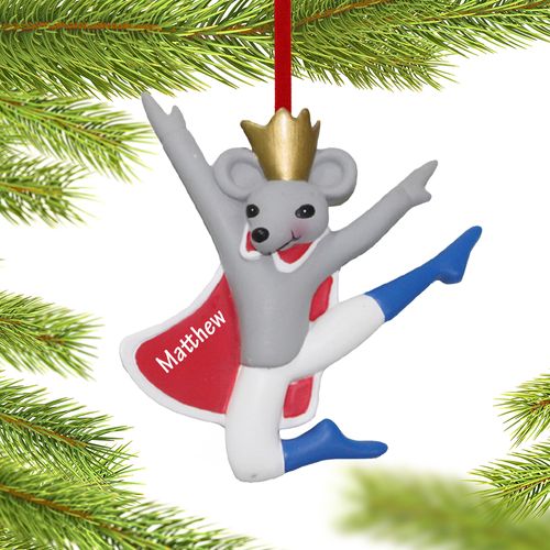 Personalized Mouse King Christmas Ornament