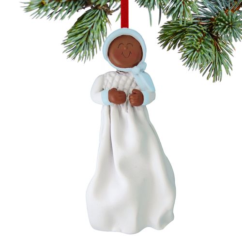 Baptism or Christening Boy Christmas Ornament