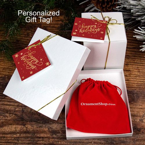 Personalized EMT or Delivery Person Female Christmas Ornament