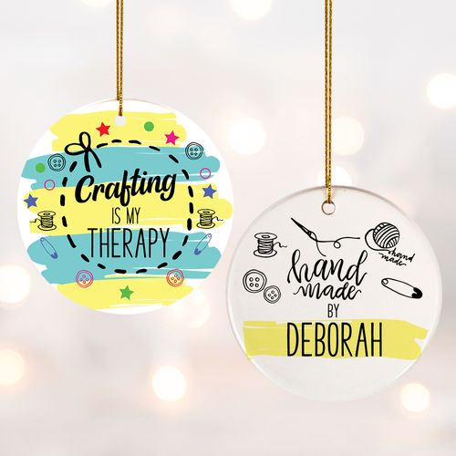 Personalized Crafting Christmas Ornament