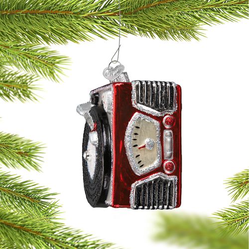 Personalized Record Player Christmas Ornament