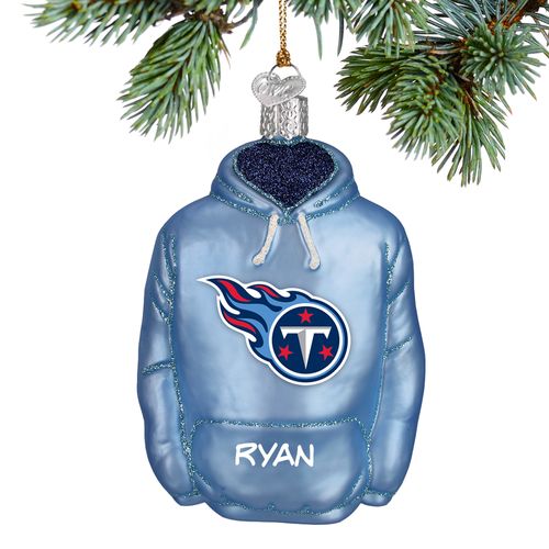 Personalized Tennessee Titans Hoodie Christmas Ornament