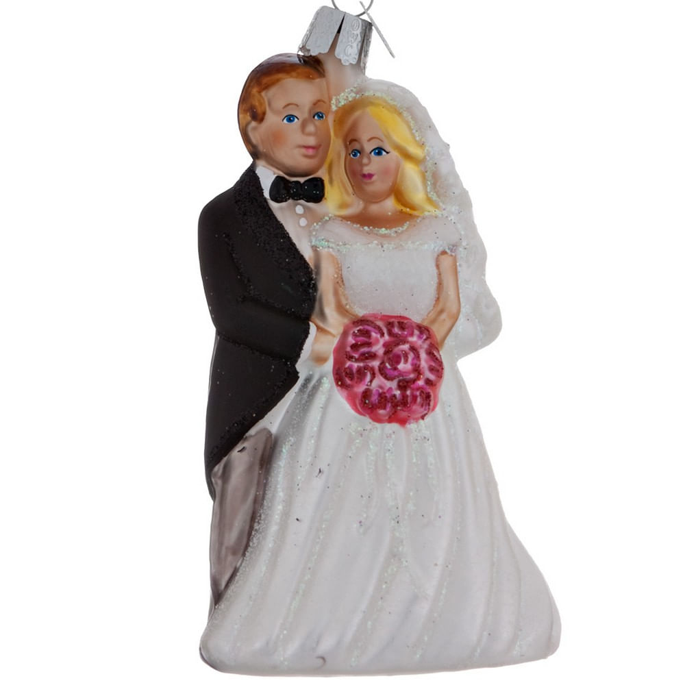 Bridal Couple Christmas Ornament Personalized Christmas Ornaments