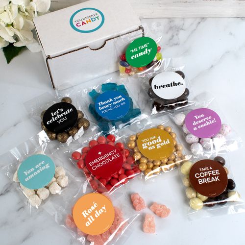 Personalized Add Your Logo Care Package Candy Gift Box