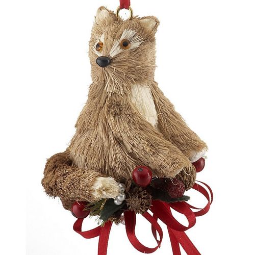Handmade Woodland Fox Christmas Ornament