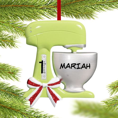 Personalized Kitchen Standing Mixer Christmas Ornament