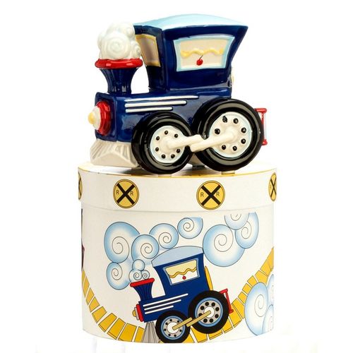 Personalized Mini Train Bank Christmas Ornament