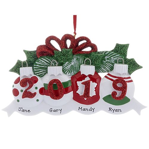 Personalized 2019 Ornaments Christmas Ornament