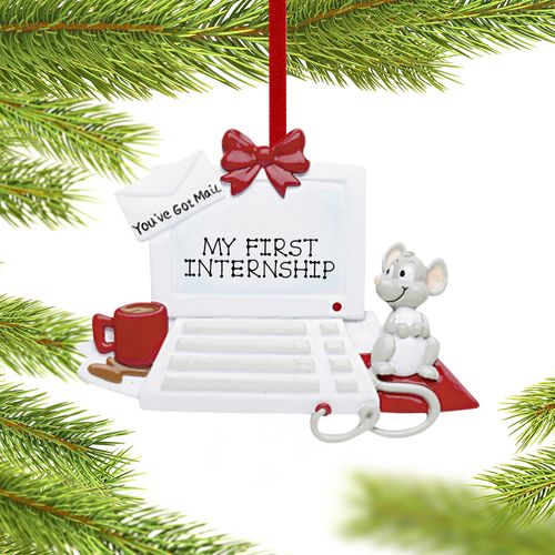 Personalized You've Got Mail Computer Christmas Ornament