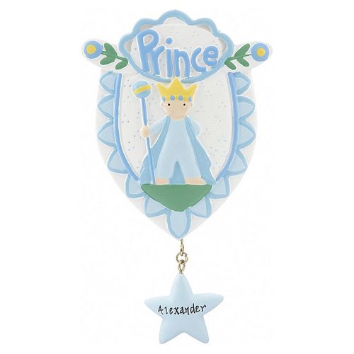 Personalized Little Prince Christmas Ornament