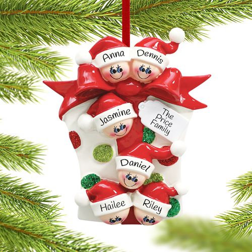 Personalized Present 6 Christmas Ornament