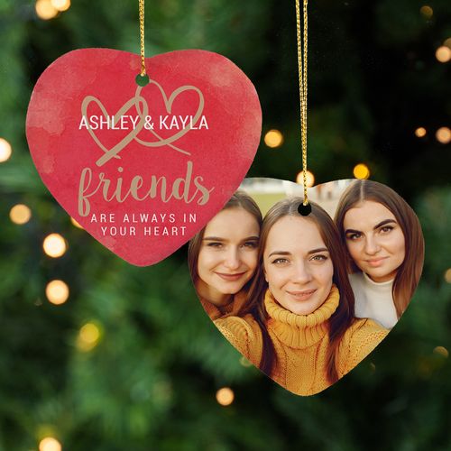 Personalized Friendship Christmas Ornament