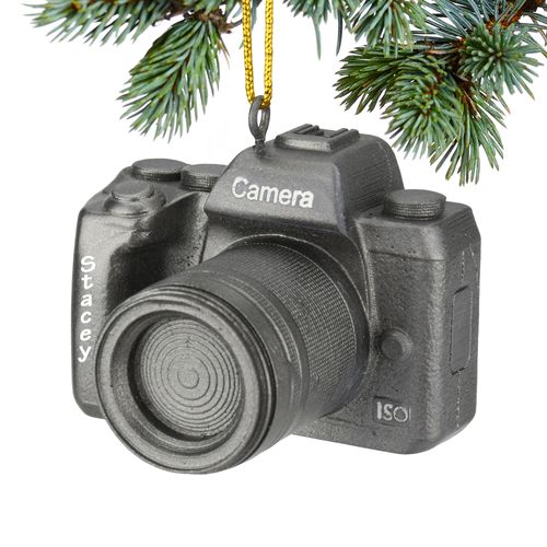 Personalized Camera Christmas Ornament