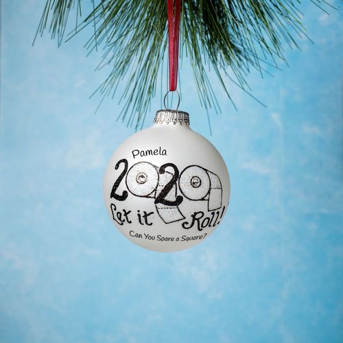 Personalized Let It Roll Christmas Ornament