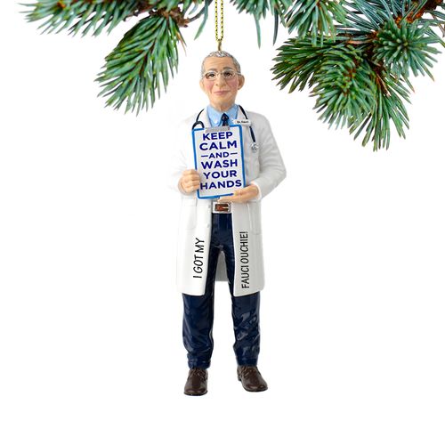 Personalized Dr. Fauci Christmas Ornament