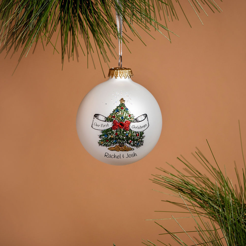 Personalized Our First Christmas Tree Christmas Ornament - Personalized 