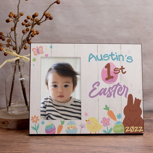 Personalized Picture Frame First Easter