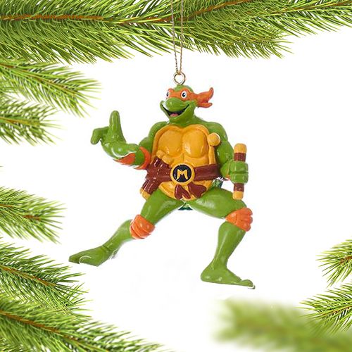 Ninja Turtle Michelangelo Christmas Ornament