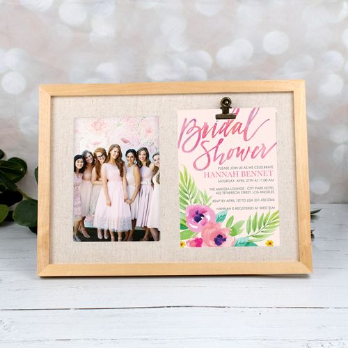 Picture Frame Bridal Shower