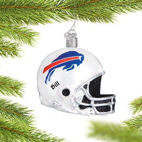 Personalized Buffalo Bills NFL Helmet Christmas Ornament