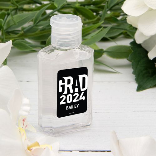 Personalized Graduation Hand Sanitizer 2 oz Bottle - Grad