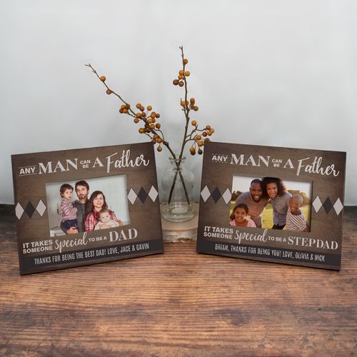 Personalized Picture Frame Any Man Can be a Father