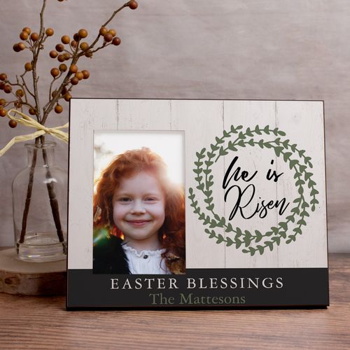 Personalized Picture Frame He is Risen