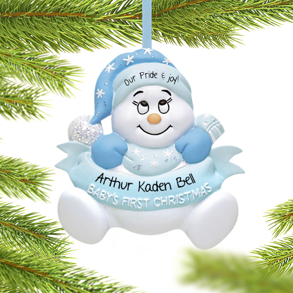 Baby Boy Christmas Ornaments