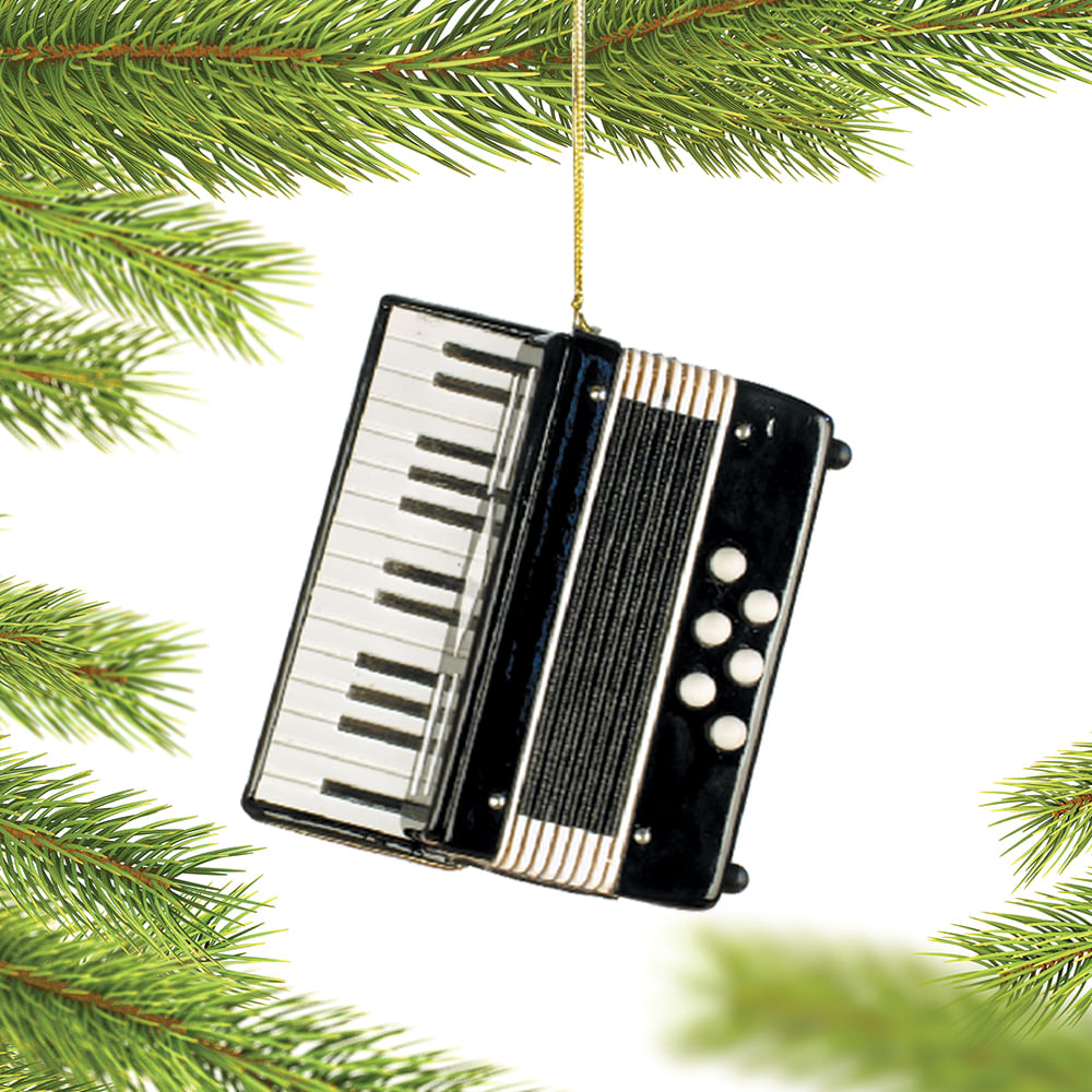 Personalized Accordion Christmas Ornament Personalized Christmas