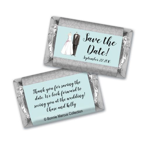 Bonnie Marcus Collection Chocolate Candy Bar and Wrapper Forever Together Save the Date Favor