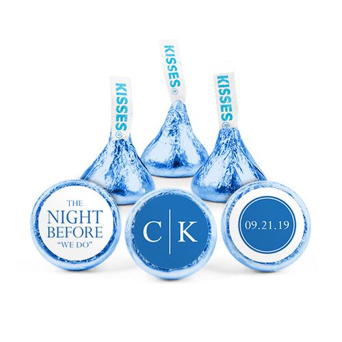 Personalized Rehearsal Dinner Side by Side Hershey's Kisses